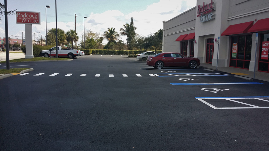 Sealcoat & Striping Badcock Furniture